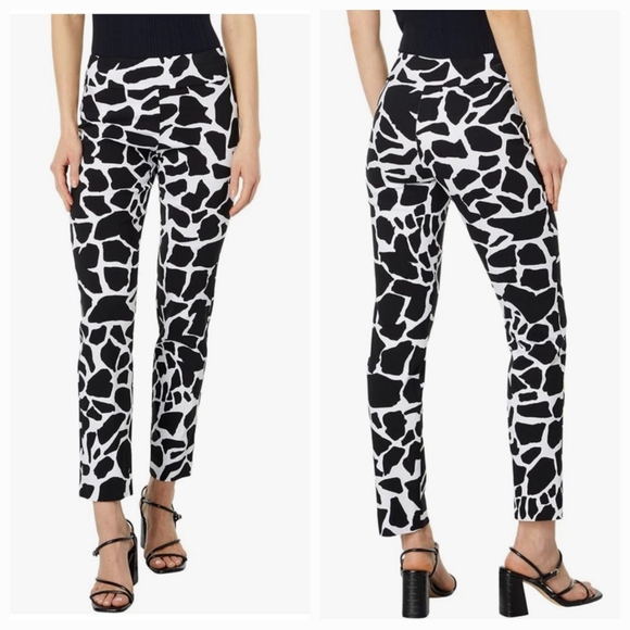 Krazy LarryHigh Rise Pull-On Ankle Pants EUC Black Rocks...